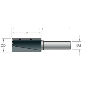 Stehle Stehle Hardmetalen groeffrees - Ø20 x 59 mm - met inboorsnede - 58502128 - 0