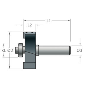 Stehle Stehle Hardmetalen Sponningfrees met aanlooplager onder - Ø31,8 x 57 mm - 58512014 - 0