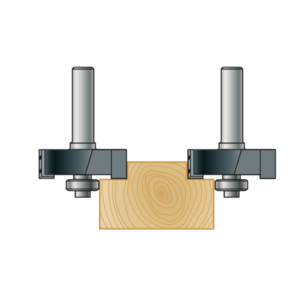 Stehle Stehle Hardmetalen Sponningfrees met aanlooplager onder - Ø31,8 x 57 mm - 58512014 - 1