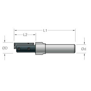 Stehle Stehle Keermessen groeffrees ondersnijdend met inboorsnede - Ø8,0 x 63 mm - 50535140