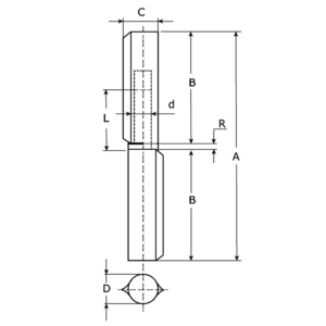 Dulimex Dulimex Aanlaspaumelle met smeernippel - HPL WR SM 120 - 1