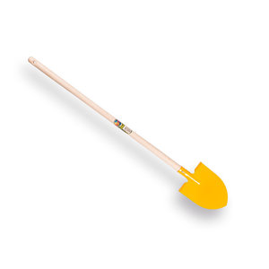 Hevu tools Kinderschopje spits geel met 75 cm essen steel - 1470740