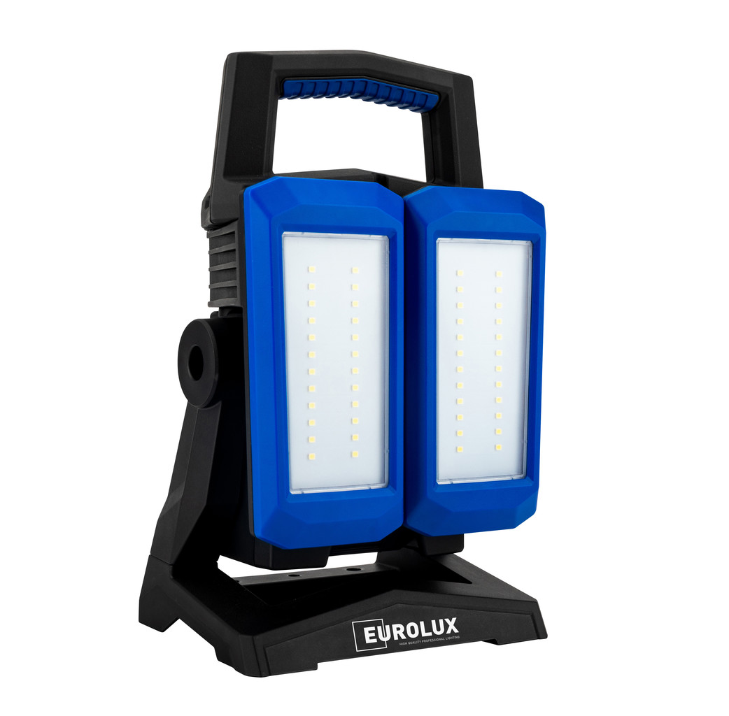 Eurolux Eurolux Twin-Spot 4500 LED accu bouwlamp - 45W - 5700K - 4500 Lumen - 55.102.50