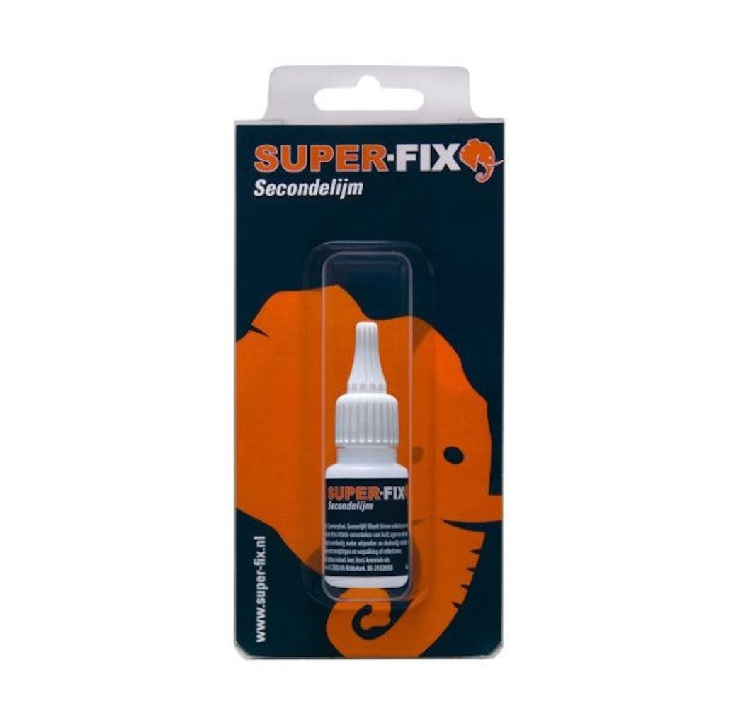 Super-Fix Super-Fix Secondelijm - 20 gram - transparant - 1601002BL