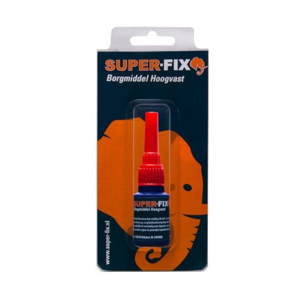 Super-Fix Super-Fix 272 Borgmiddel hoogvast - 10 gram - rood - 1604002BL