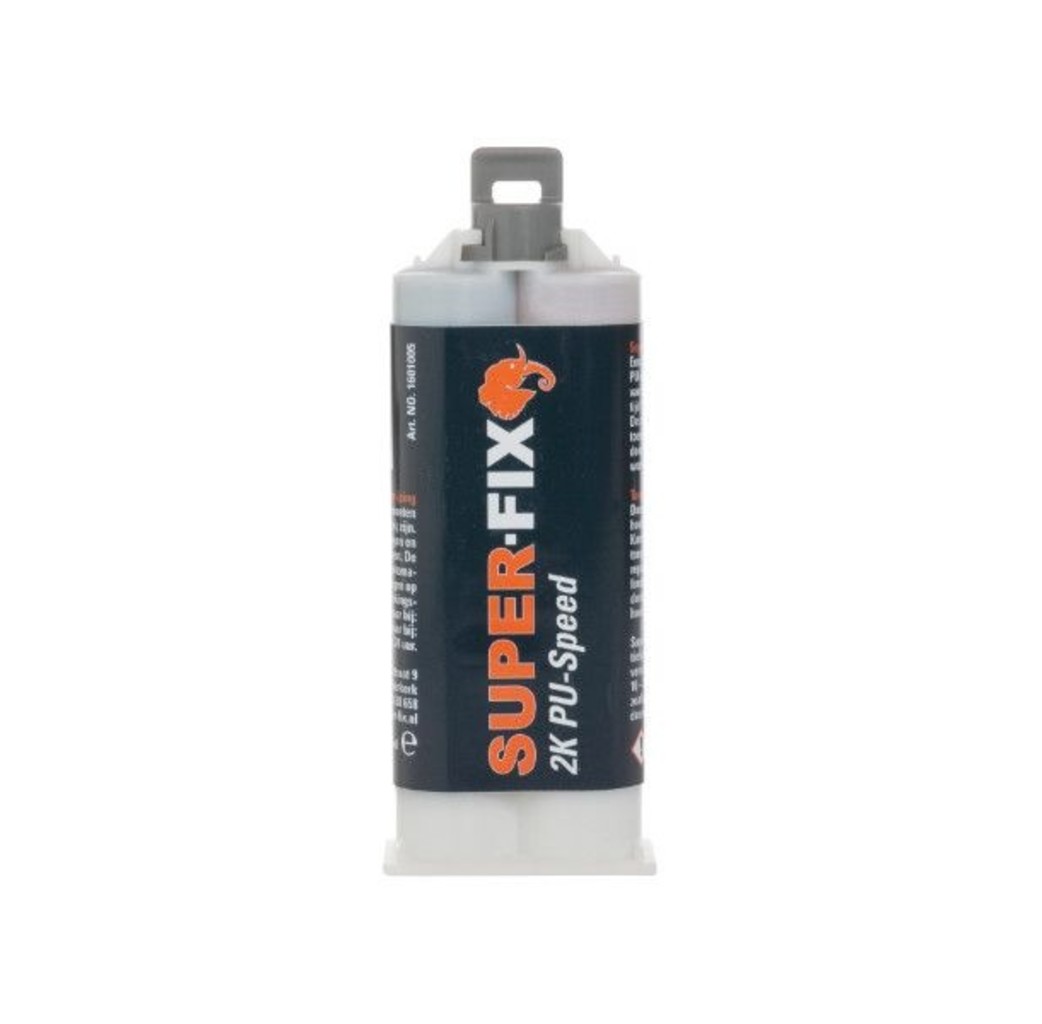 Super-Fix Super-Fix PU speed lijm - 50 ml - zwart - 1601005