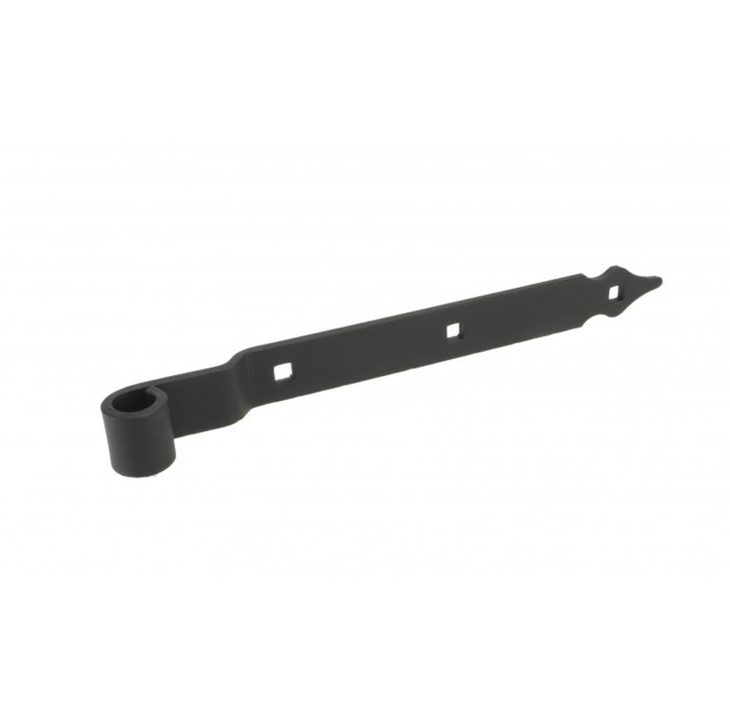 Gebr. Bodegraven GB heng - 400x30x5 - pen Ø16 - rustica vlakwerk - staal zwart epoxy - 17343817