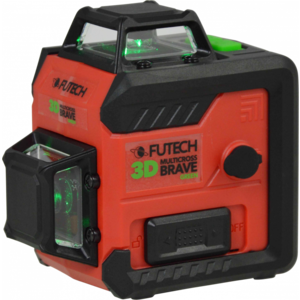 Futech Futech Multicross 3D Brave Green kruislijnlaser - Li-Ion - groen - 027.3DG-S - 2