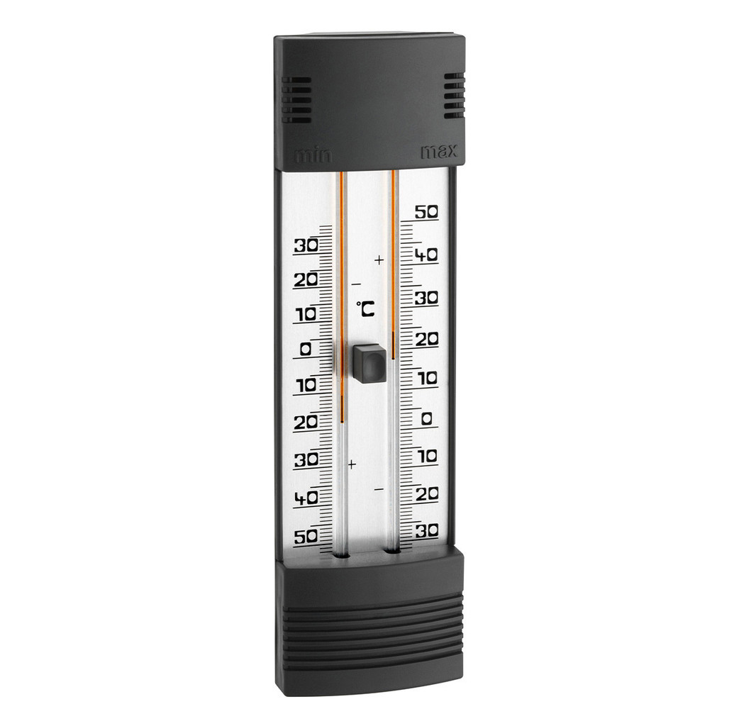 TFA TFA Thermometer min/max kwikvrij - binnen & buiten - zwart
