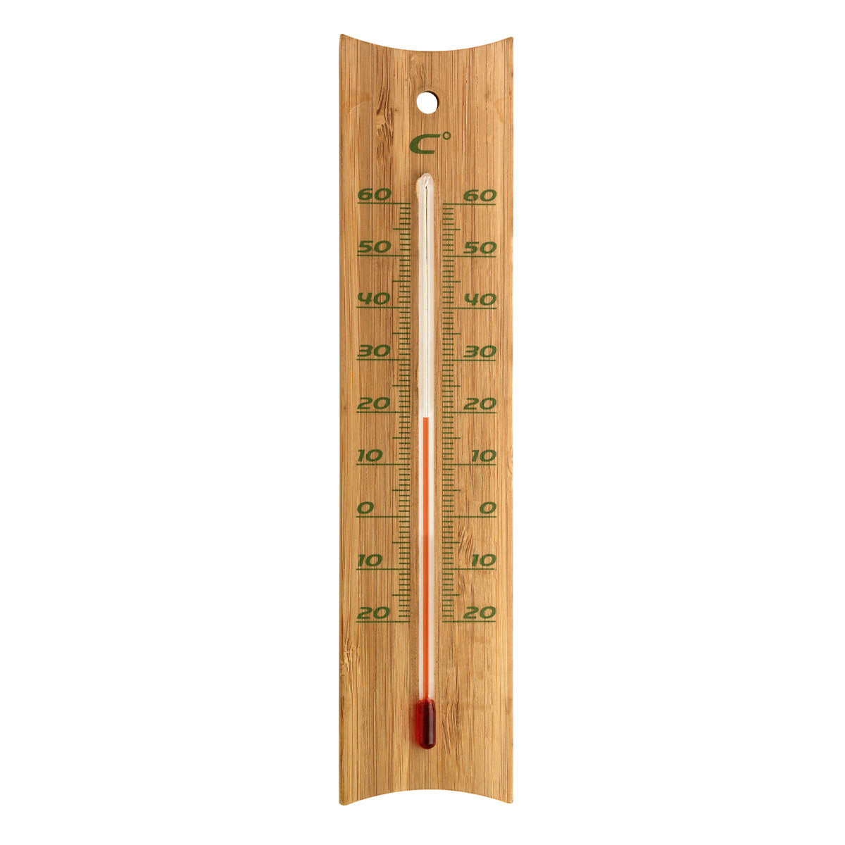 Losjes Samuel Zeestraat TFA Thermometer Bamboe - binnen & buiten - Hevutools.nl