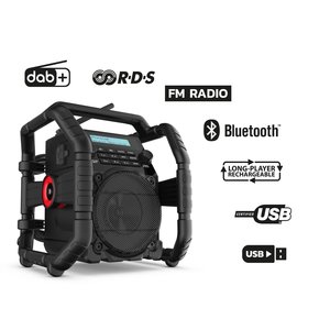 PerfectPro PerfectPro Ubox 500R bouwradio - DAB+, Bluetooth, USB - UB500R2 - 6