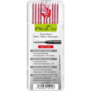 Pica Pica Dry 4031 Navulling tbv 3030 potlood - rood - 10 stuks - 0