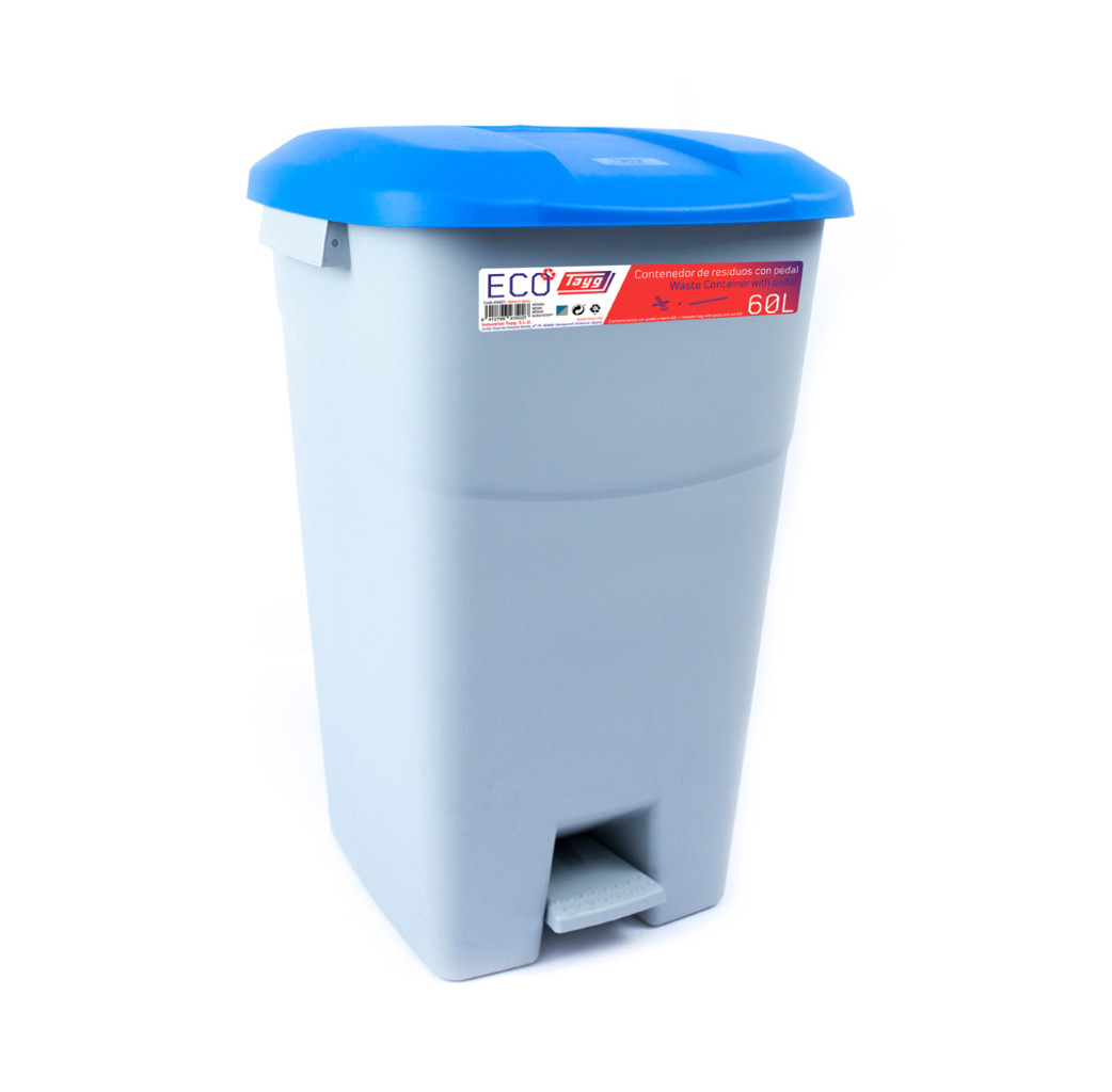 Tayg Tayg Afvalcontainer met voetpedaal - 60 liter - 435027