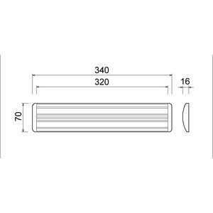 Ami deurbeslag Ami Tochtklep brievenbus - zwart - TKL EP990 BE - 1