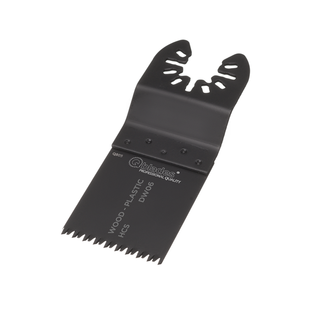 Qblades DW06 zaagblad multitool 34x40 mm HCS (DeWalt) Hevutools.nl
