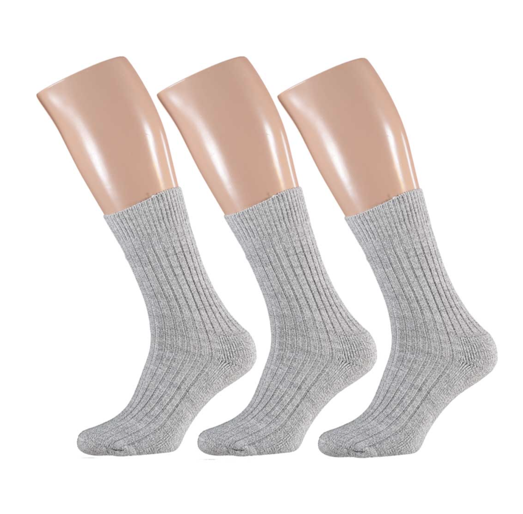 Apollo Apollo Norwegian noorse sokken - grijs - 3-pack