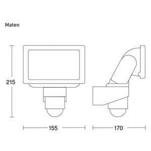 Steinel Steinel LS 150 LED buitenlamp met sensor - zwart - 052546 - 3