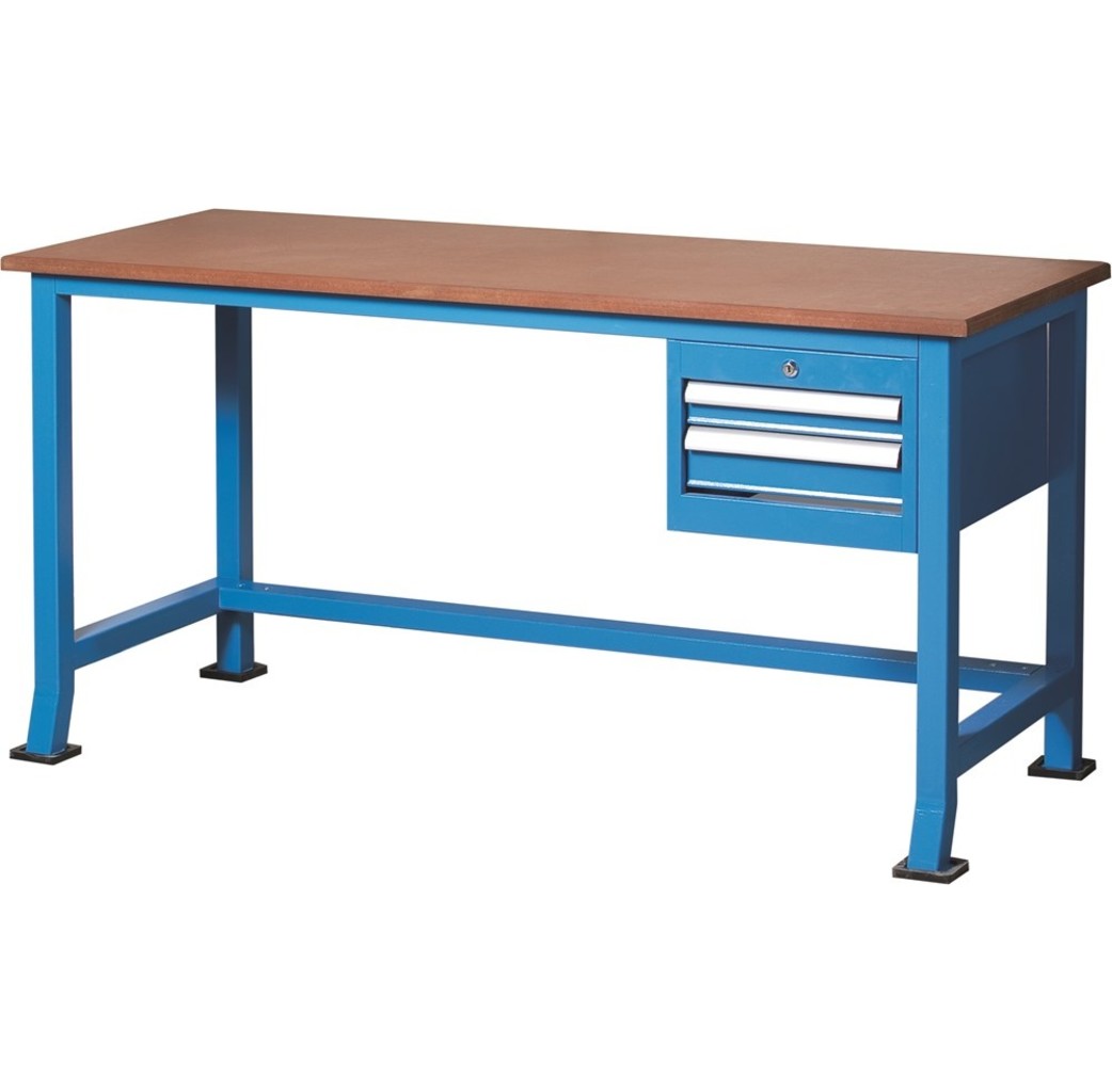 Huvema Huvema Werktafel met 2 laden - MDF werkblad - BL 2D, 1700x700x850 WB