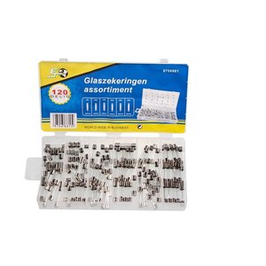 Hevu tools Glaszekeringen assortiment - 120-delig - 0