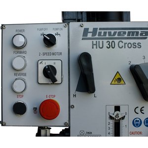 Huvema Huvema HU 30 CROSS-4 Boorfreesmachine - 1,1 Kw, 400V - 32 mm - 12070 - 2