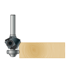 Stehle Stehle Keermessen fasefrees met aanlooplager - Ø29 x 55 mm, R=45° - 58530008 - 1