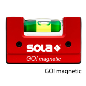 Sola Sola GO! Magnetic mini waterpas - magnetisch - 68x21x42 mm - 01621101 - 0