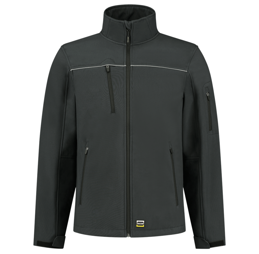 Tricorp Workwear Tricorp 402006/TSJ2000 Softshell jas Luxe - donker grijs