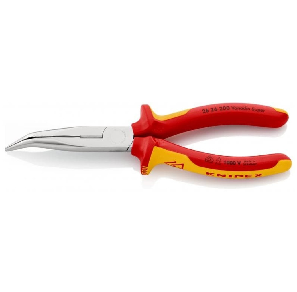 Knipex Knipex 26 26 200 Telefoontang gebogen VDE - 200 mm - 1000V