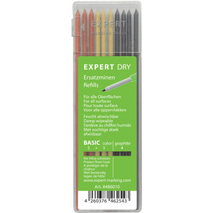 Expert Expert Dry Basic navulset - 4x grafiet + 3x geel en 3x rood - 10 stuks - 8486010