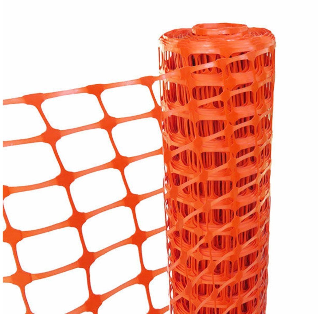 Cover Cover Afzetgaas - 1x50 meter - 100 gr/m² - HDPE - oranje