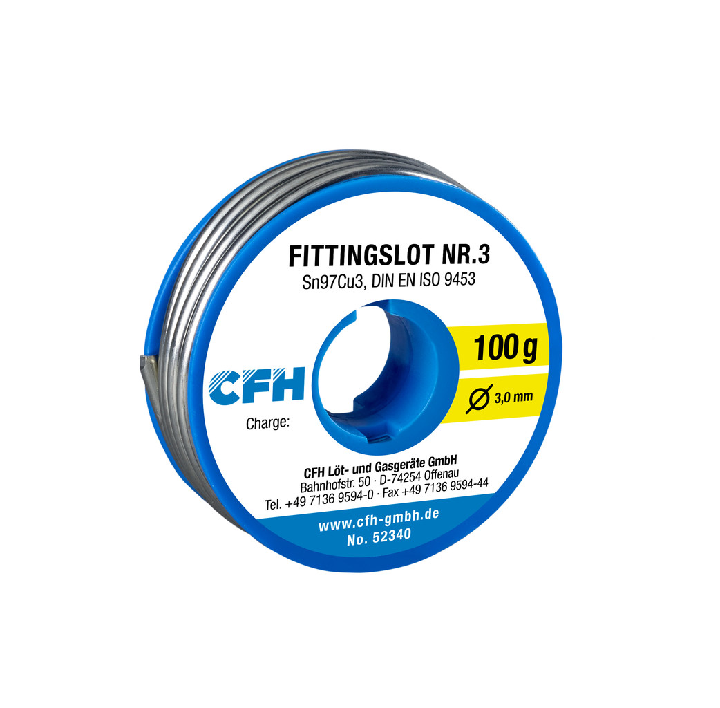 CFH CFH WL 340 Fittingsoldeer - Ø3 mm, 100 gram - 52340