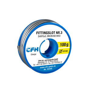 CFH CFH WL 340 Fittingsoldeer - Ø3 mm, 100 gram - 52340