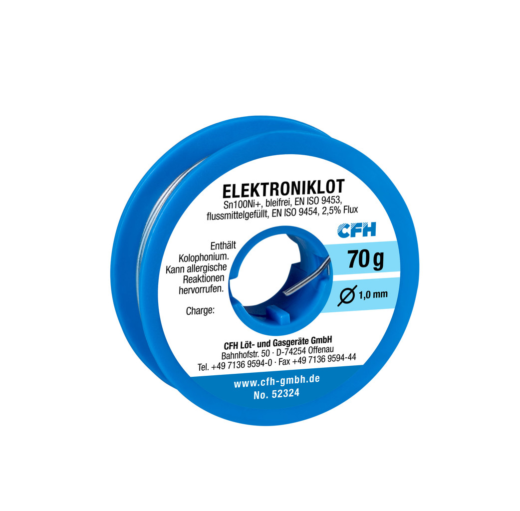 CFH CFH EL 322 Elektronicasoldeer - Ø1 mm, 200 gram - 52322