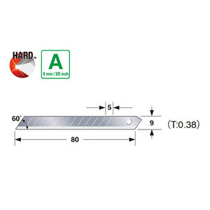 Tajima Tajima LCB-30 Endura-Blade™ A reserve afbreekmessen - 9 mm - 10 stuks