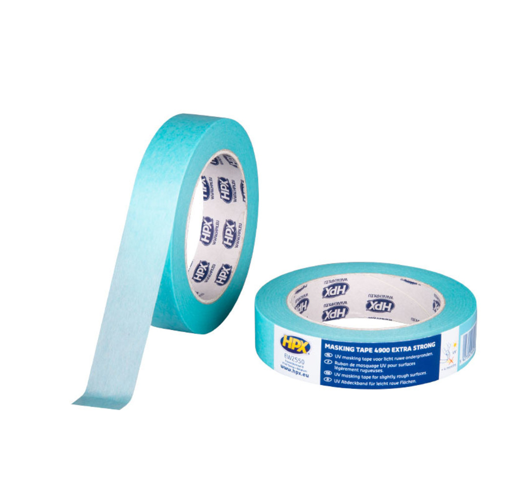 HPX tapes HPX 4900 Masking tape - schilderstape extra sterk - lichtblauw - 50 meter
