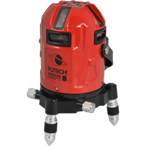 Futech Futech MULTICROSS 8 HPSD RED kruislijnlaser met statief - Li-Ion - rood - 040.08-P - 1