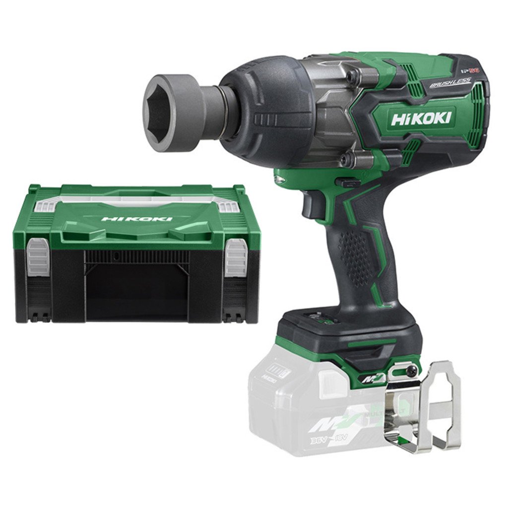 Hikoki powertools Hikoki WR36DAW2Z Accu Slagmoeraanzetter body - 36V - 1180 Nm - 3/4" - koolborstelloos - HSC