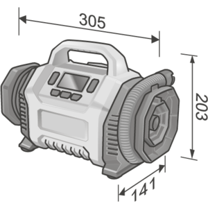 Flex powertools Flex CI 11 18.0 Accu compressor - 12/18V - 506.648 - 7