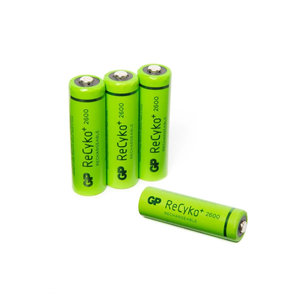 GP batteries GP Recyko+ Oplaadbare batterijen - 4x AA 2600 mAh, 1,2V - 1