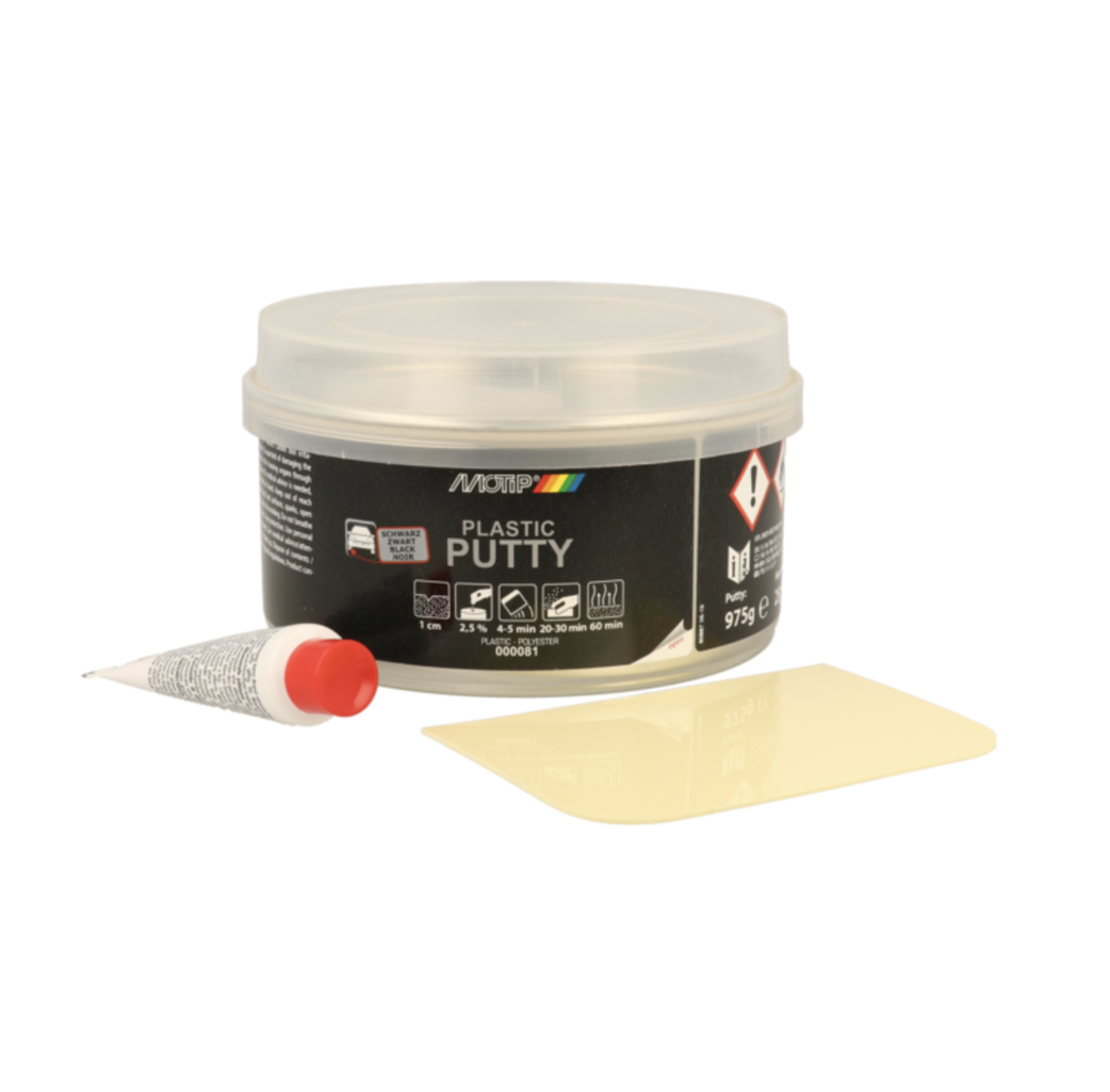 Motip Motip Bumperreparatie plamuur - donker grijs - 1000 gram - 000081