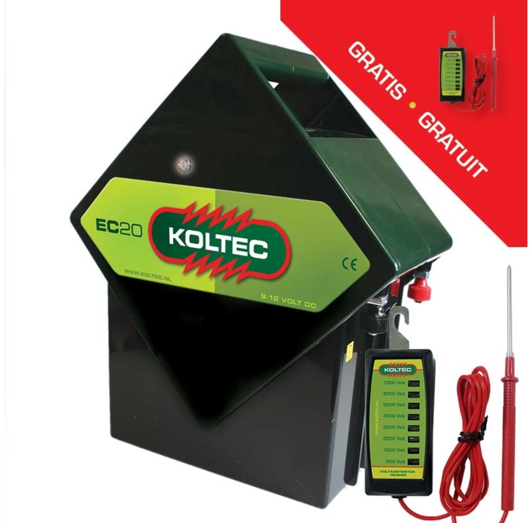Koltec Koltec EC20 Batterij schrikdraadapparaat - 160-81023