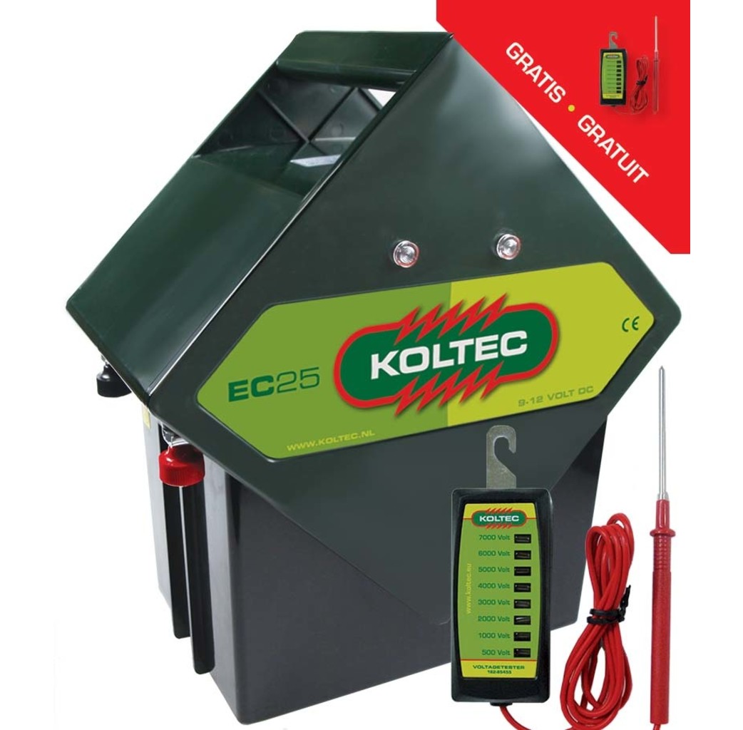 Koltec Koltec EC25 Batterij schrikdraadapparaat - 160-81025