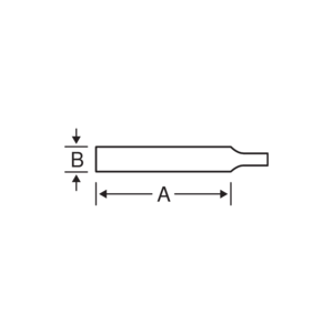 Bahco Bahco 1-160-08-1-2 ERGO™ Vierkante vijl met hecht - basterd - 200 mm - 3