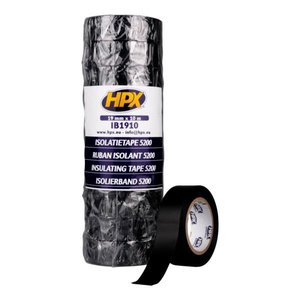 HPX tapes HPX PVC Isolatietape - 19 mm x 10 meter - zwart - IB1910 - 0