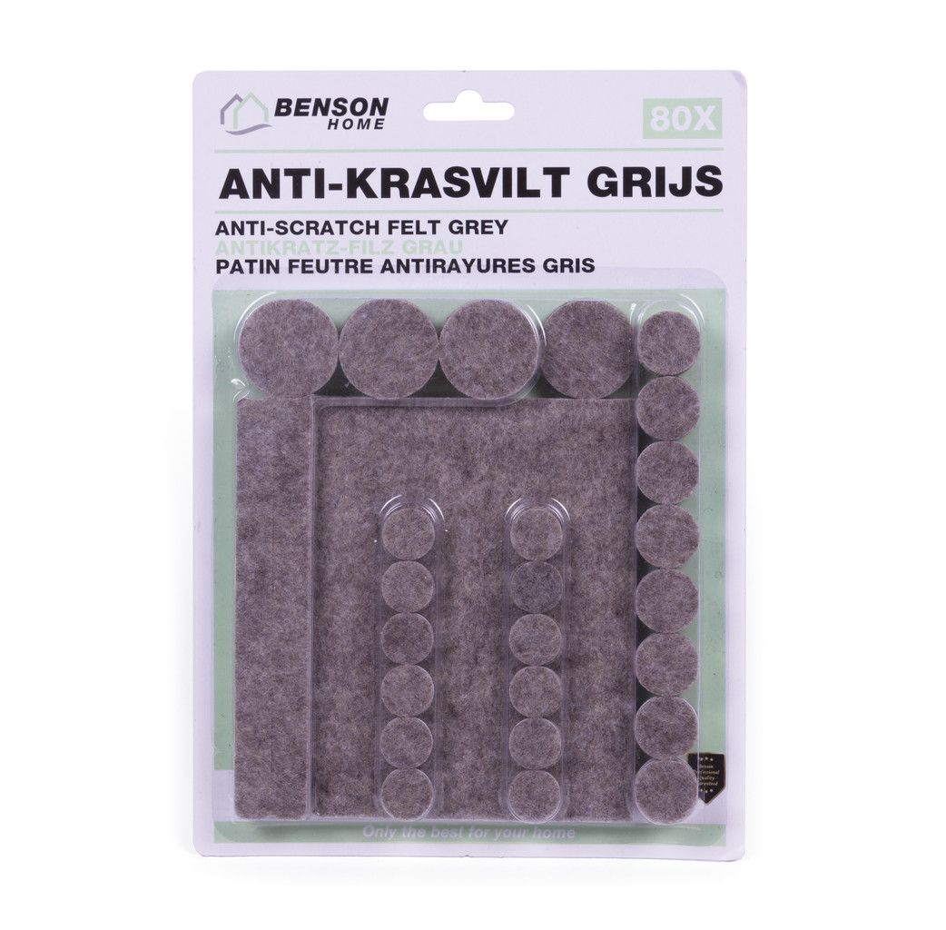 Benson Products Benson 010114 Antikras vilt - grijs - 80-delig