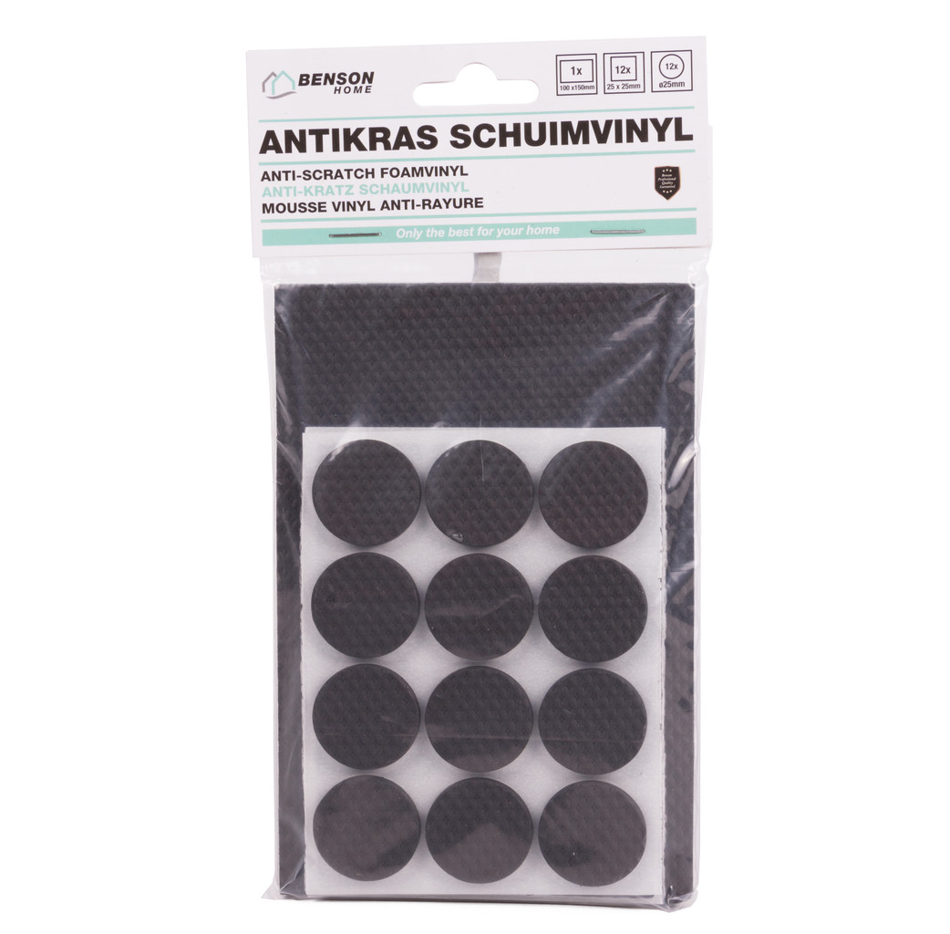 Benson Products Benson 010183 Antikras schuimvinyl EVA - zwart - 25-delig