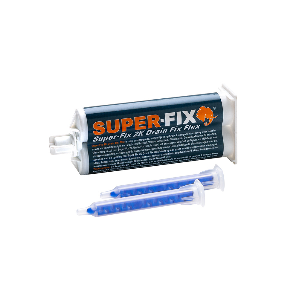 SuperFix 2K Epoxy Drain Fix Flex 50 ml 1614001 Hevutools.nl