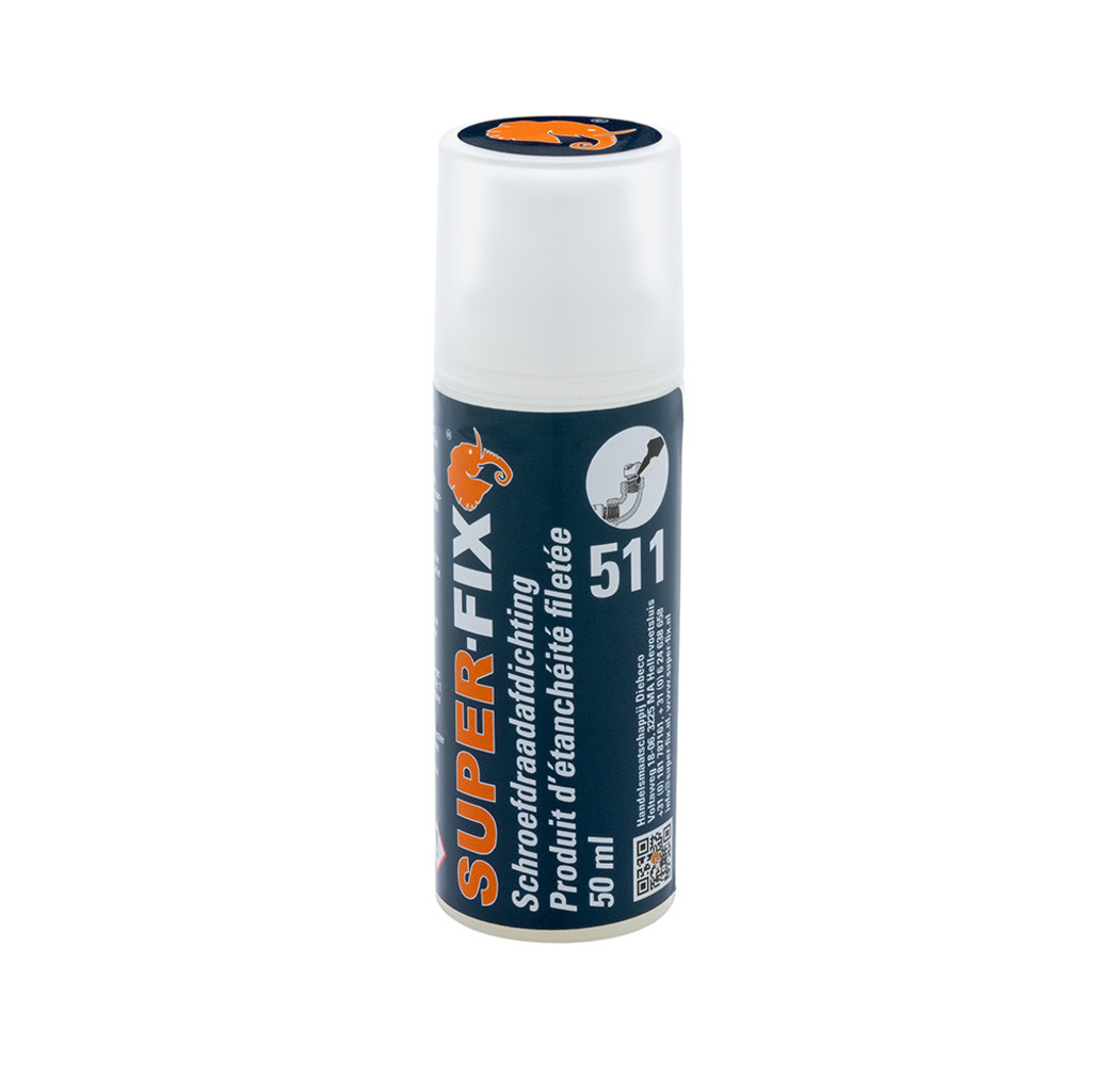 Super-Fix Super-Fix 511 Schroefdraadafdichting - 50 ml - wit - 1615003