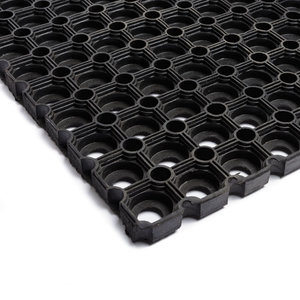 Benson Products Benson 003152 Deurmat rubber ring - 40x60 cm - zwart - 1