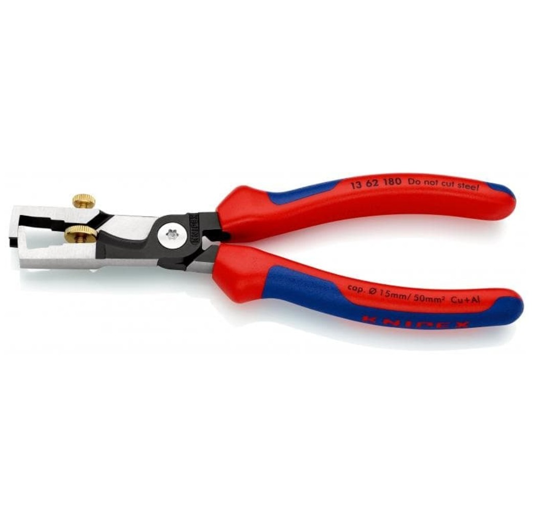 Knipex Knipex 13 62 180 StriX® striptang met kabelschaar - 180 mm